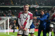 Alemão, atacante do Rayo Vallecano. Alemão, atacante do Rayo Vallecano.