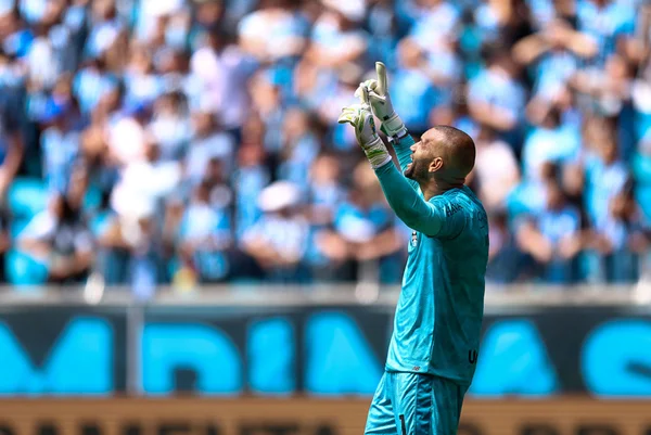 Imagem colorida de Weverton, do Grêmio- Metrópoles