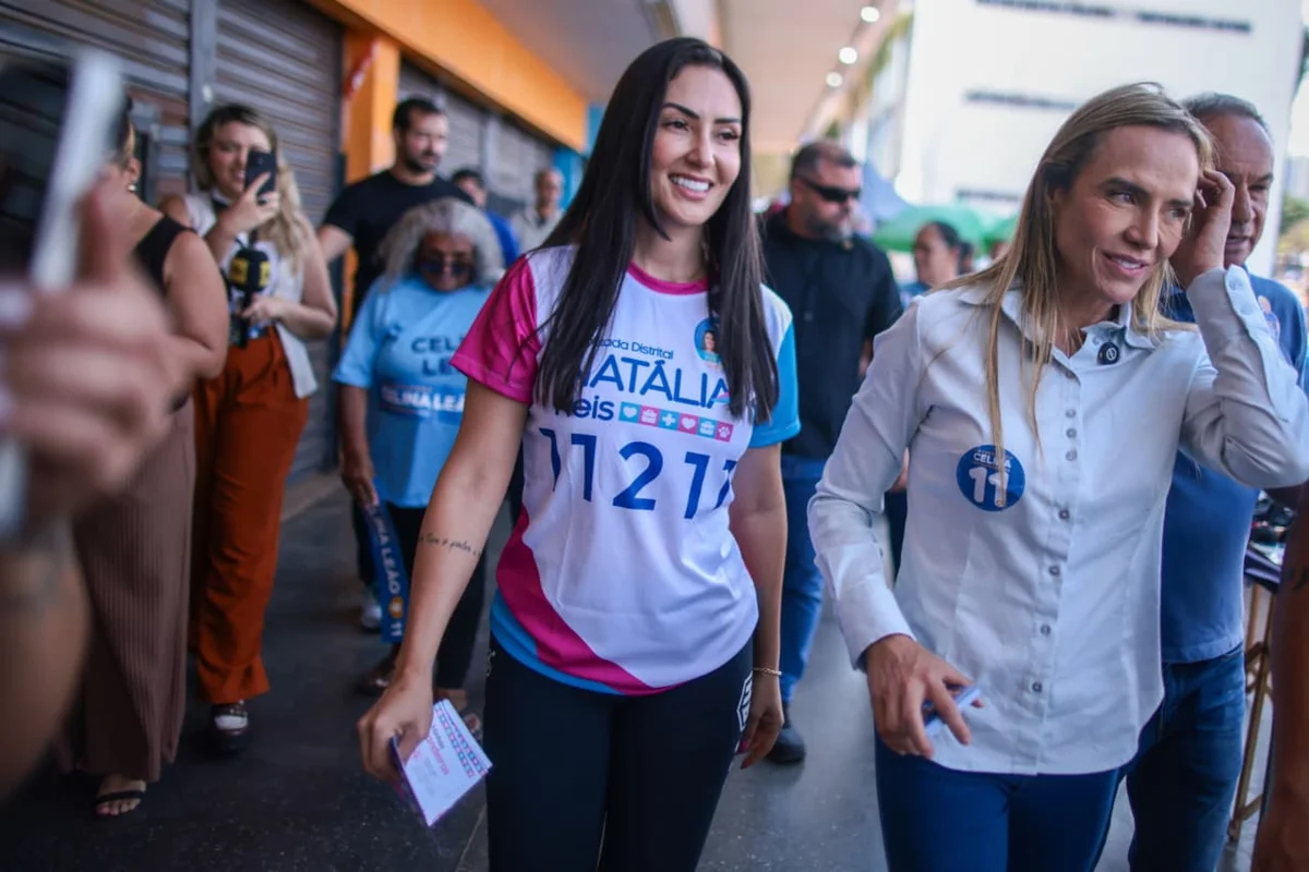 A governadora Celina Leão em agenda na Rodoviária do Gama A governadora Celina Leão em agenda na Rodoviária do Gama