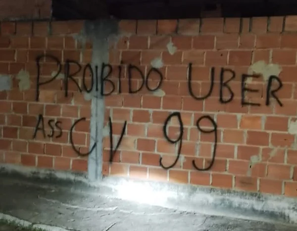 pichação em muro