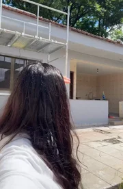 Lí Marttins mostrou a casa em reforma