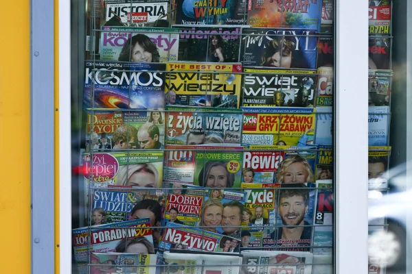 Imagem de banca de revistas