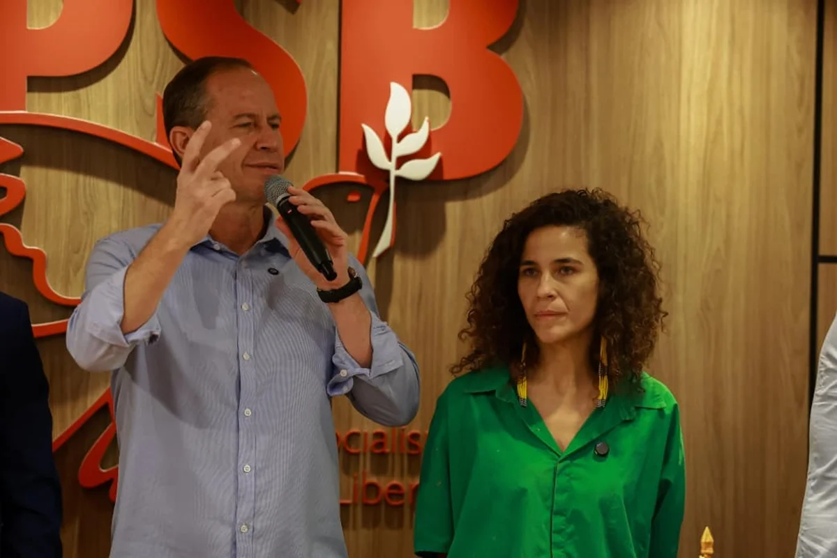 O candidato ao Governo do Distrito Federal, Ricardo Cappelli, participa de evento na sede do PSB, em Brasília, nesta quinta-feira (13) O candidato ao Governo do Distrito Federal, Ricardo Cappelli, participa de evento na sede do PSB, em Brasília, nesta quinta-feira (13)
