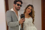 Wanessa Camargo posa com o namorado, Bruno Bevan, em clima de Copa do Mundo Wanessa Camargo posa com o namorado, Bruno Bevan, em clima de Copa do Mundo