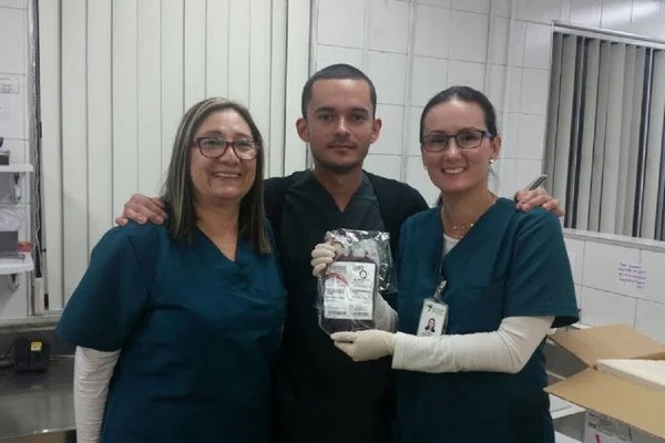Sangue de cearense salva bebê de 1 ano na Colômbia