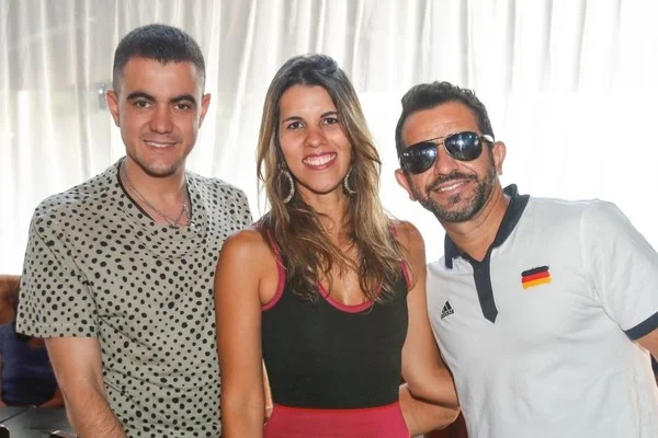 Tiago Correia, Jamile Carneiro e Fernando Fernandes Tiago Correia, Jamile Carneiro e Fernando Fernandes