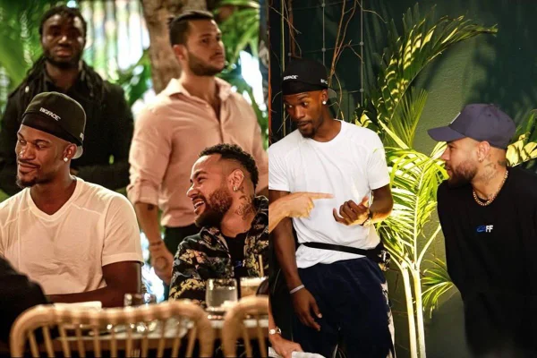 Neymar e Jimmy Butler jantam juntos antes de jogo das Finais da NBA