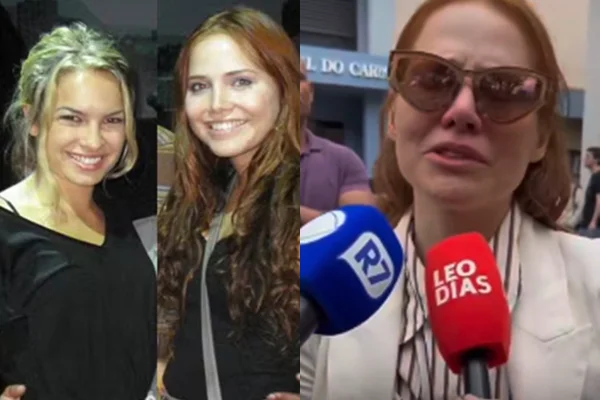 Letícia Colin chora no velório de Lua Blanco