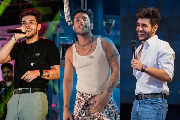 Guilherme, da dupla com Hugo, divide opiniões sobre seu estilo pouco comum no meio do sertanejo (Reprodução: Instagram)