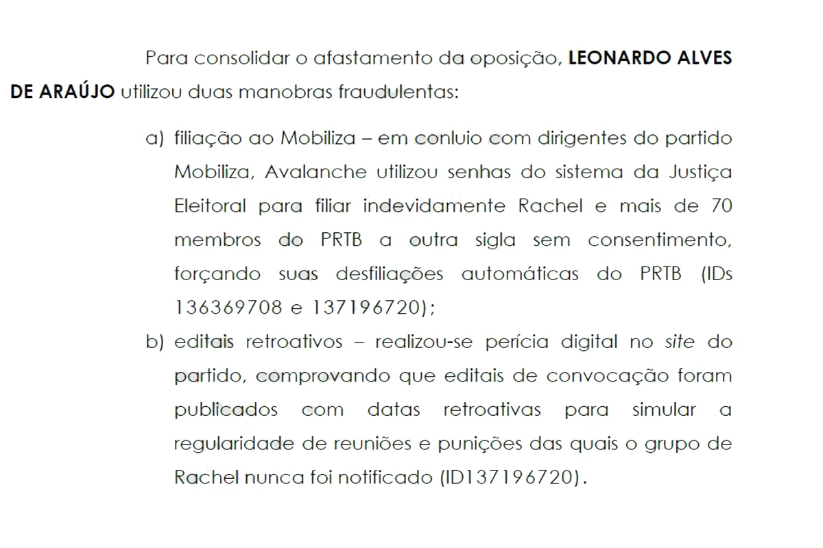 Vice de Marçal é réu por associação criminosa e vínculo com PCC - imagem 4 Vice de Marçal é réu por associação criminosa e vínculo com PCC - imagem 4