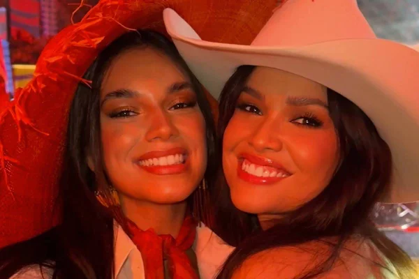 foto colorida dos rostos de Alane e Juliette - metrópoles