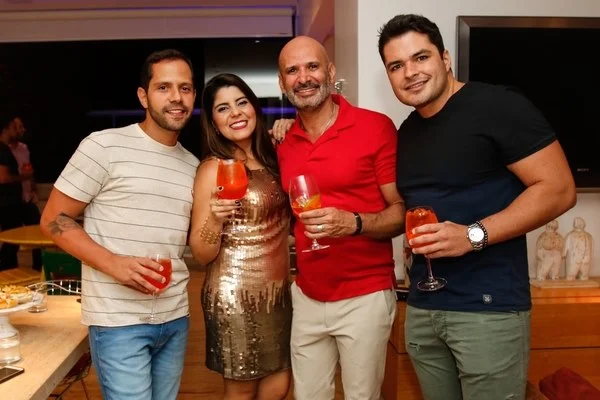 Rodrigo Teles, Aline Evangelista, Gilvan Alves e Daniel Porto Rodrigo Teles, Aline Evangelista, Gilvan Alves e Daniel Porto