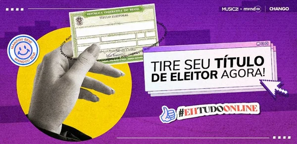#EhTudoOnline estimula jovens a tirarem o título de eleitor