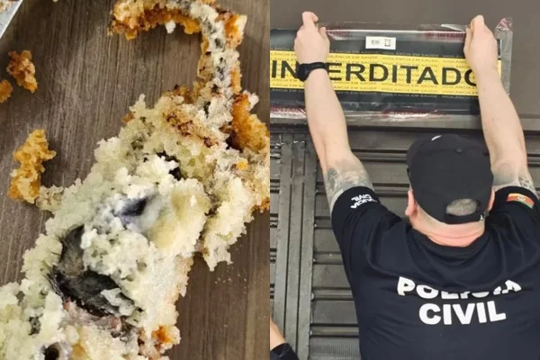 Imagem colorida, RS: dona de loja é presa após cliente encontrar rato morto dentro de bolo - Metrópoles