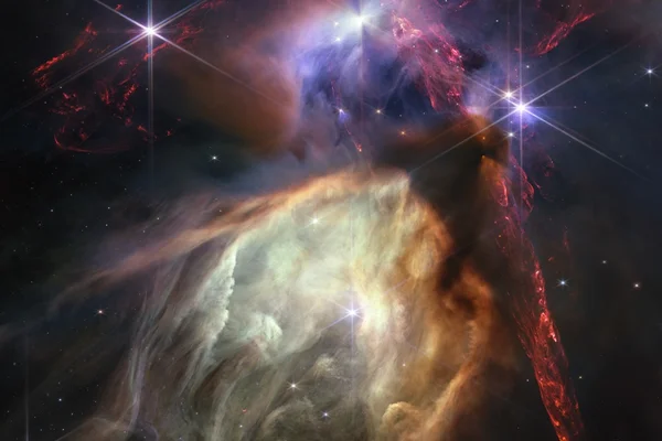 Imagem mostra região de formação de estrelas registrada por telescópio Webb - Metrópoles