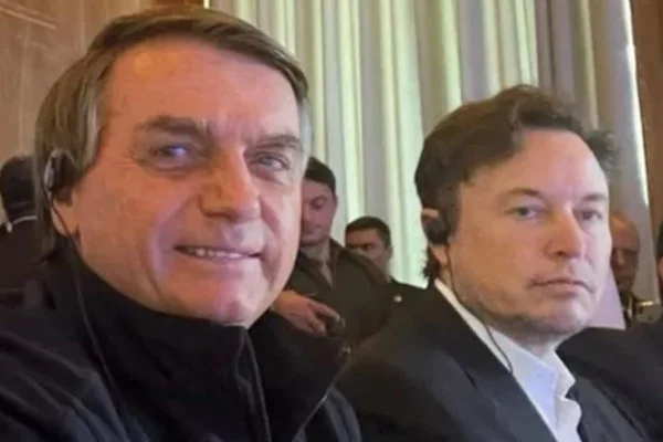 Jair Bolsonaro e Elon Musk