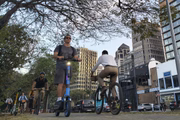 Patinete na Faria Lima