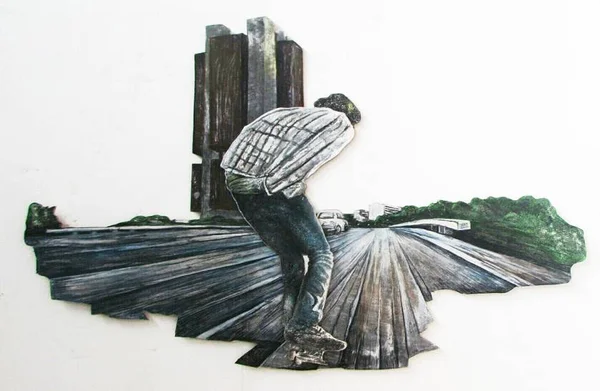 Artista plástico Paulino Aversa inaugura a mostra “Recortes Urbanos”