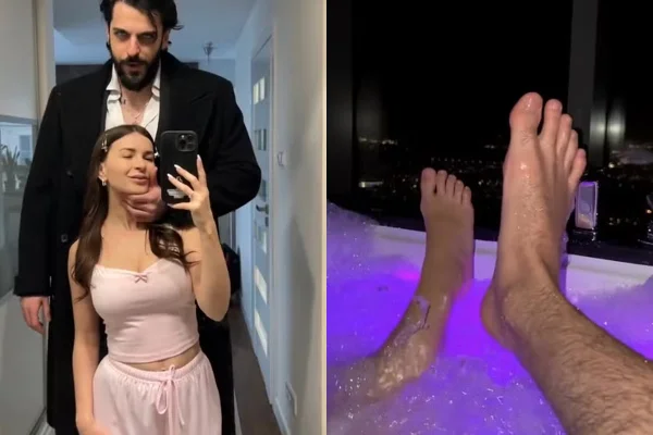 Casal viraliza por diferença de altura e tamanho impressionante