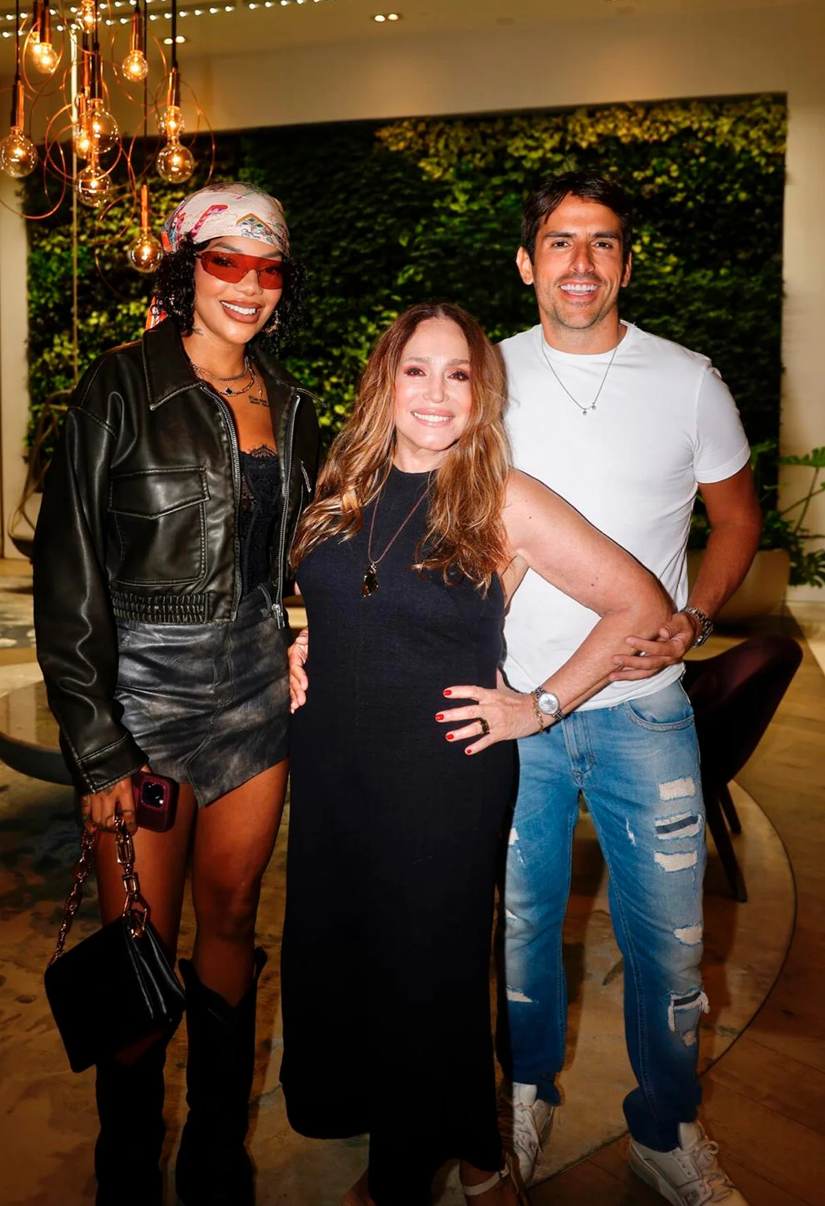 Ludmilla, Suzana Vieira e Rodrigo Branco Ludmilla, Suzana Vieira e Rodrigo Branco