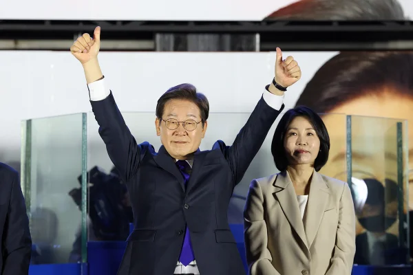 O presidente eleito da Coreia do Sul, Lee Jae-myung