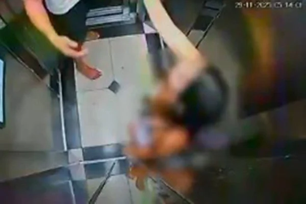 Dissimulado, suspeito de jogar namorada do 10º andar chorou em caixão