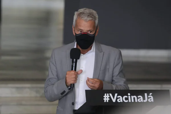 João Gabbardo em coletiva em 11 de janeiro.