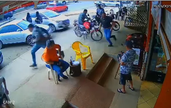 Imagem colorida de perseguição policial em Vicente Pires