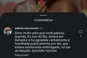 A postagem de Alana Ayoka causou uma onda de revolta A postagem de Alana Ayoka causou uma onda de revolta