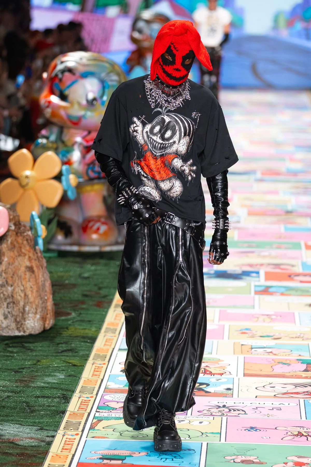 Versões punks e sombrias dos personagens da Turma da Mônica fizeram parte da coleção Versões punks e sombrias dos personagens da Turma da Mônica fizeram parte da coleção