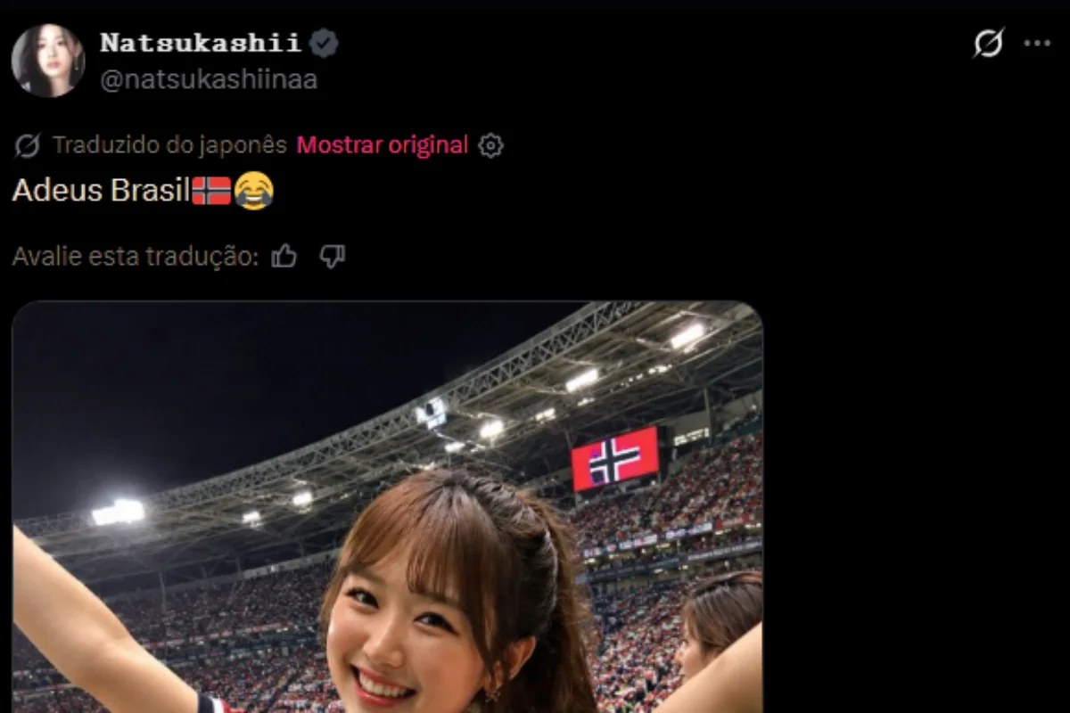Japoneses zoam Brasil nas redes após eliminação para Noruega na Copa - imagem 3 Japoneses zoam Brasil nas redes após eliminação para Noruega na Copa - imagem 3