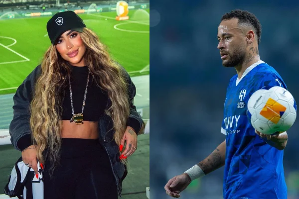 Foto colorida de Rafaella Santos e Neymar - Metrópoles