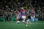 Daveerson scored all three of Fortaleza's goals in the game.