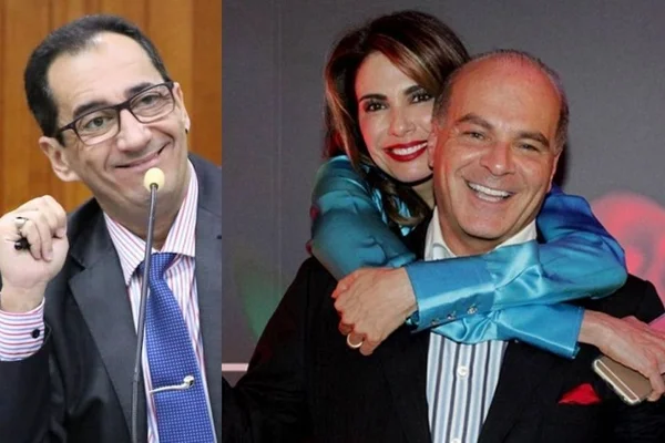 Luciana Gimenez, Marcelo de Carvalho e Jorge Kajuru
