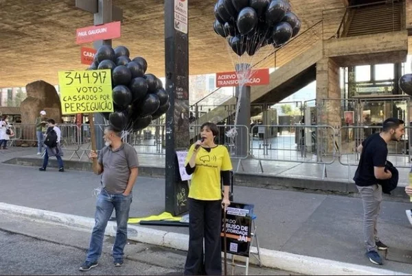 Ato em apoio a Deltan Dallagnol fica esvaziado na Avenida Paulista