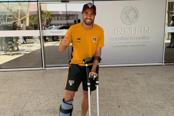 Imagem colorida de Lucas Moura, jogador do São Paulo