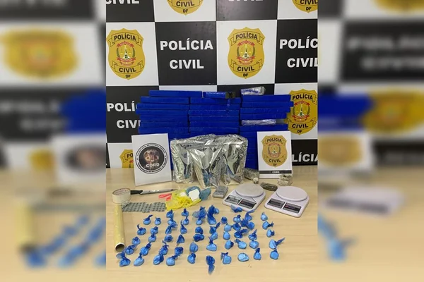 Polícia prende traficante do DF com 55 kg de maconha e cocaína
