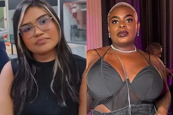 Montagem colorida de Estudante Gabriela Nascimento e Jojo Todynho - Metrópoles