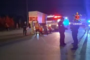 Motociclista foi levado ao hospital consciente e orientado
