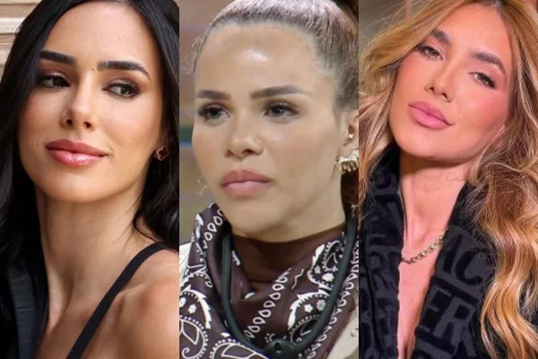 Montagem colorida de Bruna Biancardi, Gabily e Virginia Fonseca - Metrópoles