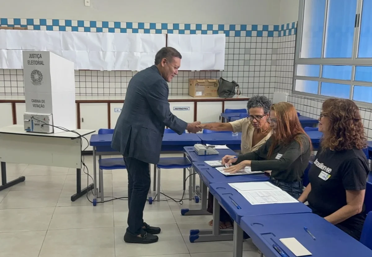 Ministro Nunes Marques participa da votação neste domingo Ministro Nunes Marques participa da votação neste domingo