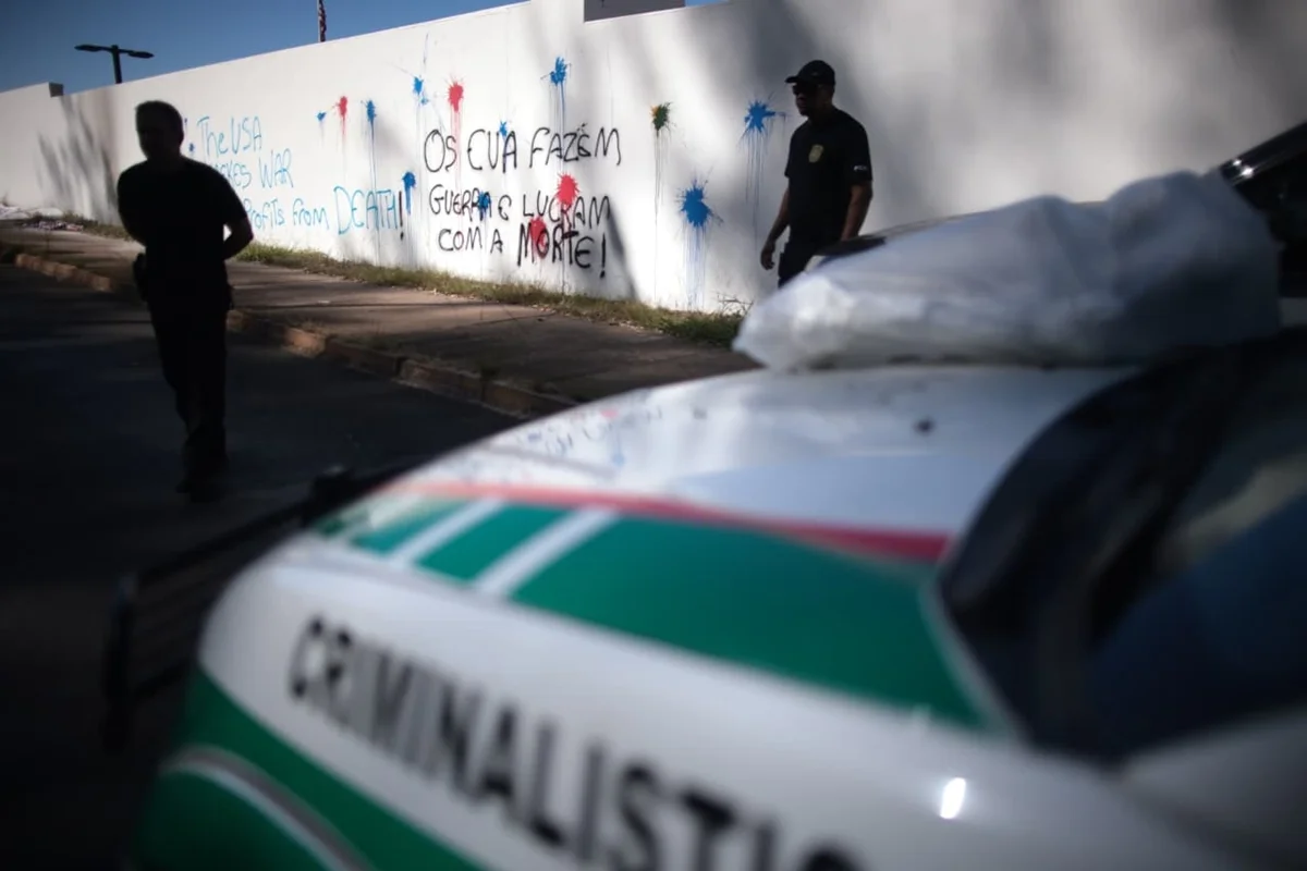 Local foi periciado pela Polícia Civil do DF Local foi periciado pela Polícia Civil do DF