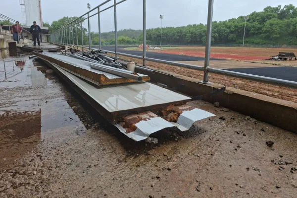 Pista de atletismo do parque olímpico Mario Covas.