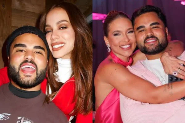 Montagem colorida de Lucas Guedez, Anitta e Virginia Fonseca - Metrópoles