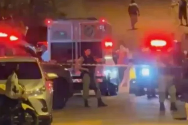 Imagem colorida mostra local onde professora e homem foram mortos no Norte do Paraná - Metrópoles