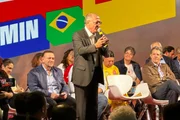 Geraldo Alckmin, vice-presidente da República durante comício em São Paulo