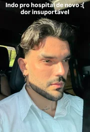 Luan Pereira voltou ao hospital após sentir fortes dores