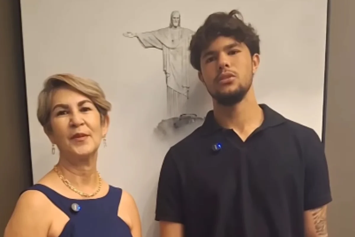 Sonia Fátima Moura, mãe de Eliza Samudio, e Bruninho Sonia Fátima Moura, mãe de Eliza Samudio, e Bruninho