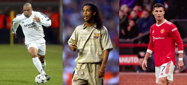 Responda rápido, quem foi melhor, CR7, Ronaldo ou Ronaldinho?