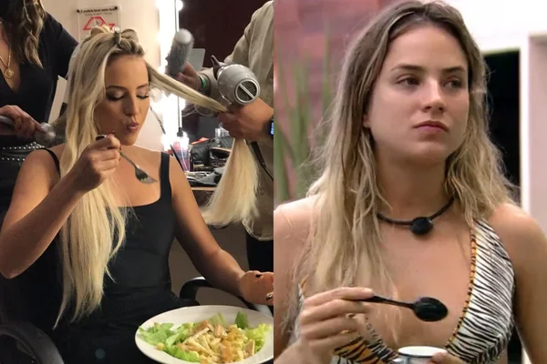 Gabi Martins comendo
